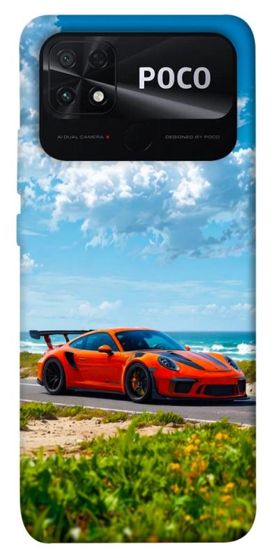 Чехол itsPrint Car in nature для Xiaomi Poco C40, авто, купить оптом с доставкой