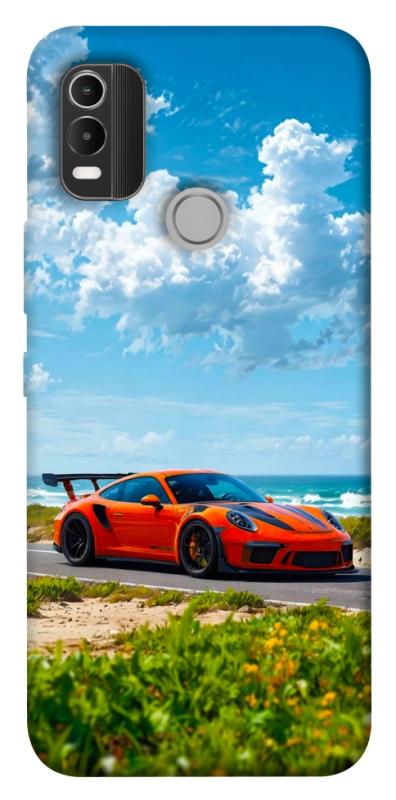 Чохол itsPrint Car in nature для Nokia C21 Plus, авто, купити оптом з доставкою