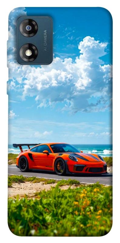 Чохол itsPrint Car in nature для Motorola Moto E13, авто, купити оптом з доставкою