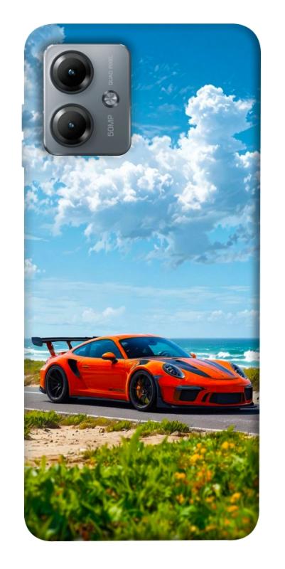Чехол itsPrint Car in nature для Motorola Moto G14, авто, купить оптом с доставкой