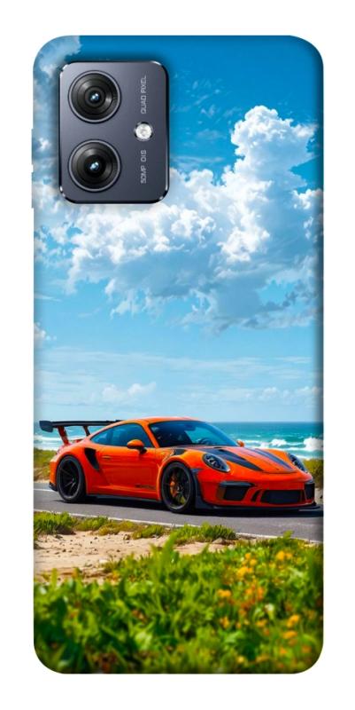 Чехол itsPrint Car in nature для Motorola Moto G54, авто, купить оптом с доставкой