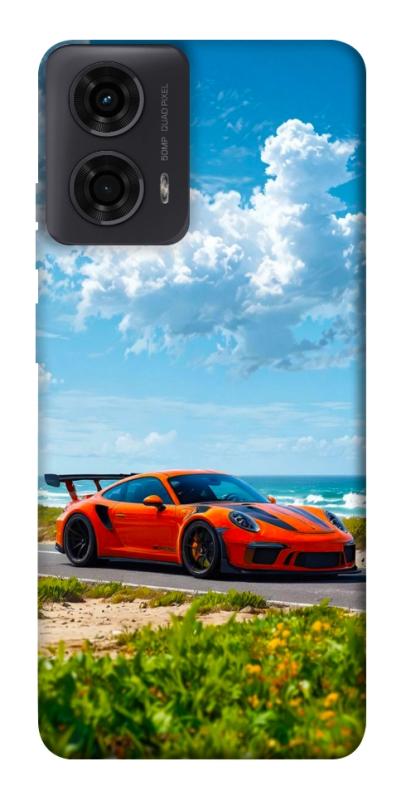 Чехол itsPrint Car in nature для Motorola Moto G24, авто, купить оптом с доставкой