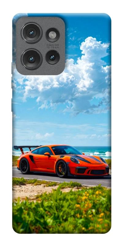 Чехол itsPrint Car in nature для Motorola Edge 50, авто, купить оптом с доставкой