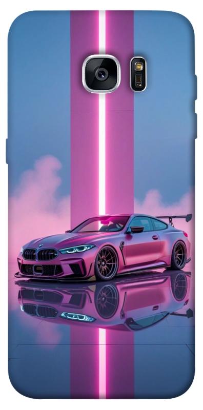Чохол itsPrint Pink neon car для Samsung G935F Galaxy S7 Edge, авто, купити оптом з доставкою
