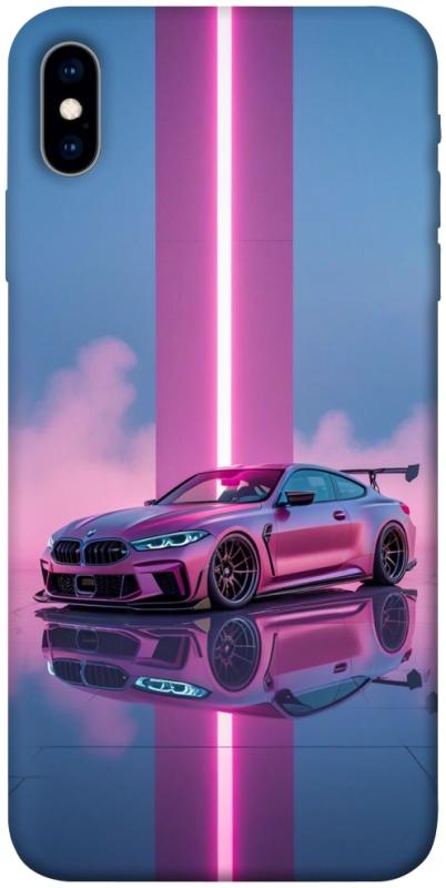 Чехол itsPrint Pink neon car для Apple iPhone X (5.8"), авто, купить оптом с доставкой