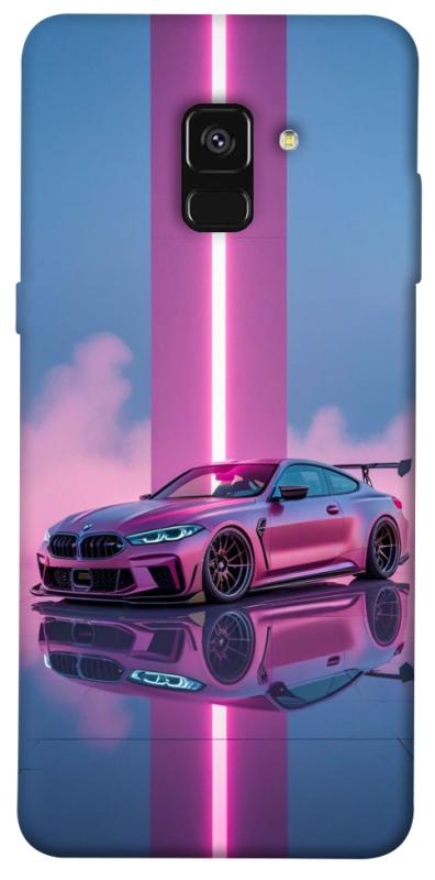 Чехол itsPrint Pink neon car для Samsung A530 Galaxy A8 (2018), авто, купить оптом с доставкой
