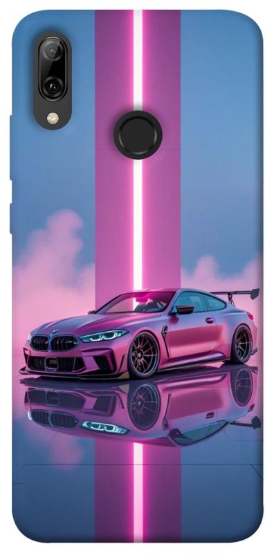Чехол itsPrint Pink neon car для Huawei P Smart (2019), авто, купить оптом с доставкой