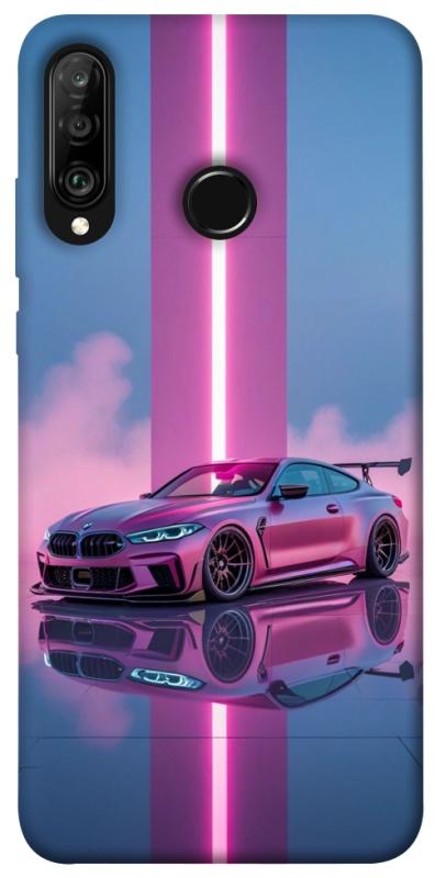 Чехол itsPrint Pink neon car для Huawei P30 lite, авто, купить оптом с доставкой