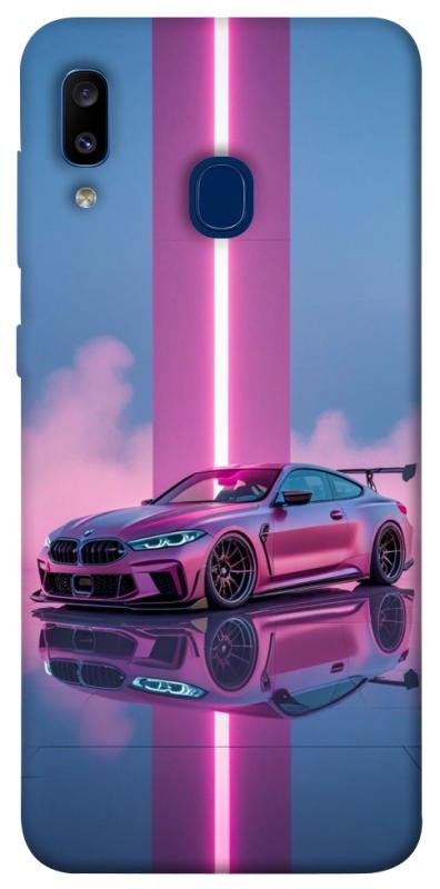 Чехол itsPrint Pink neon car для Samsung Galaxy A20 / A30, авто, купить оптом с доставкой