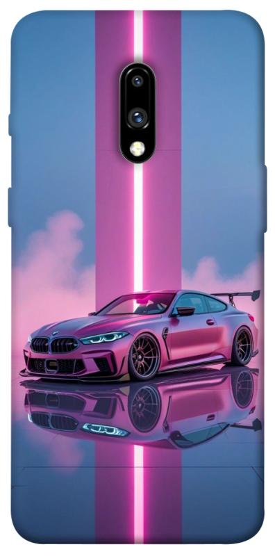 Чехол itsPrint Pink neon car для OnePlus 7, авто, купить оптом с доставкой