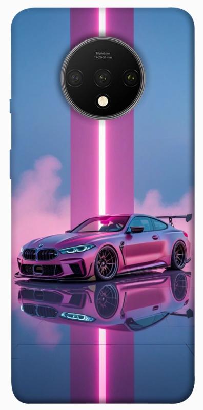 Чехол itsPrint Pink neon car для OnePlus 7T, авто, купить оптом с доставкой