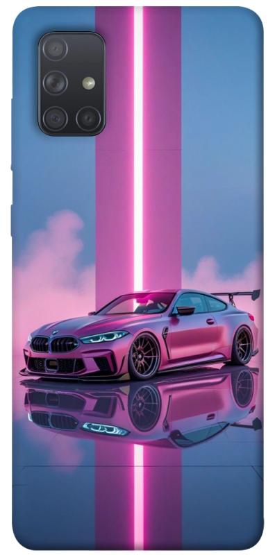 Чехол itsPrint Pink neon car для Samsung Galaxy A71, авто, купить оптом с доставкой