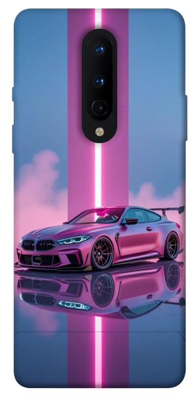 Чехол itsPrint Pink neon car для OnePlus 8, авто, купить оптом с доставкой