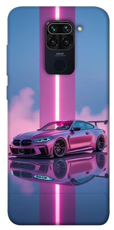 Чехол itsPrint Pink neon car для Xiaomi Redmi Note 9 / Redmi 10X, авто, купить оптом с доставкой