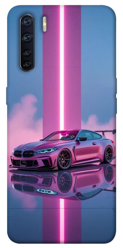Чехол itsPrint Pink neon car для Oppo A91, авто, купить оптом с доставкой