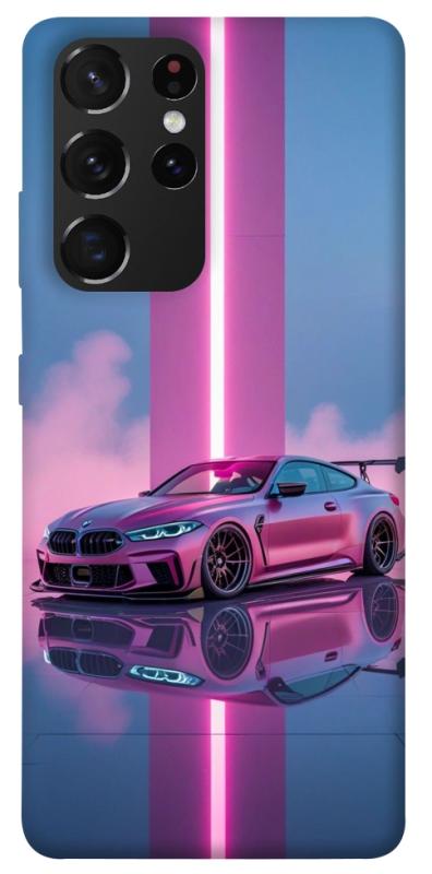 Чехол itsPrint Pink neon car для Samsung Galaxy S21 Ultra, авто, купить оптом с доставкой