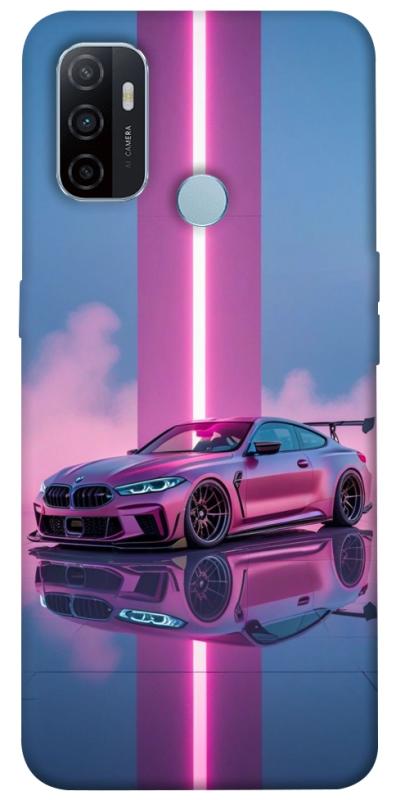 Чехол itsPrint Pink neon car для Oppo A53 / A32 / A33, авто, купить оптом с доставкой