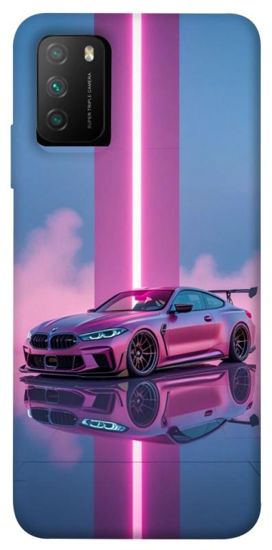 Чехол itsPrint Pink neon car для Xiaomi Poco M3, авто, купить оптом с доставкой