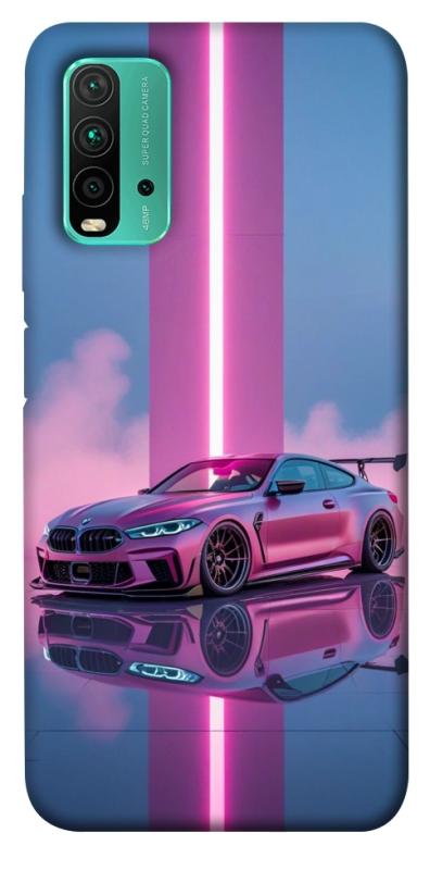 Чехол itsPrint Pink neon car для Xiaomi Redmi Note 9 4G / Redmi 9 Power / Redmi 9T, авто, купить оптом с доставкой