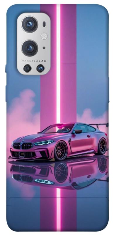 Чохол itsPrint Pink neon car для OnePlus 9 Pro, авто, купити оптом з доставкою