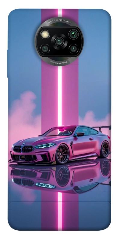 Чехол itsPrint Pink neon car для Xiaomi Poco X3 NFC / Poco X3 Pro, авто, купить оптом с доставкой