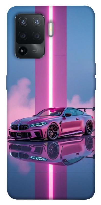 Чехол itsPrint Pink neon car для Oppo Reno 5 Lite, авто, купить оптом с доставкой