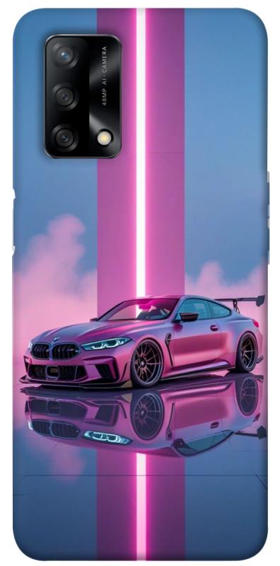 Чехол itsPrint Pink neon car для Oppo A74 4G, авто, купить оптом с доставкой
