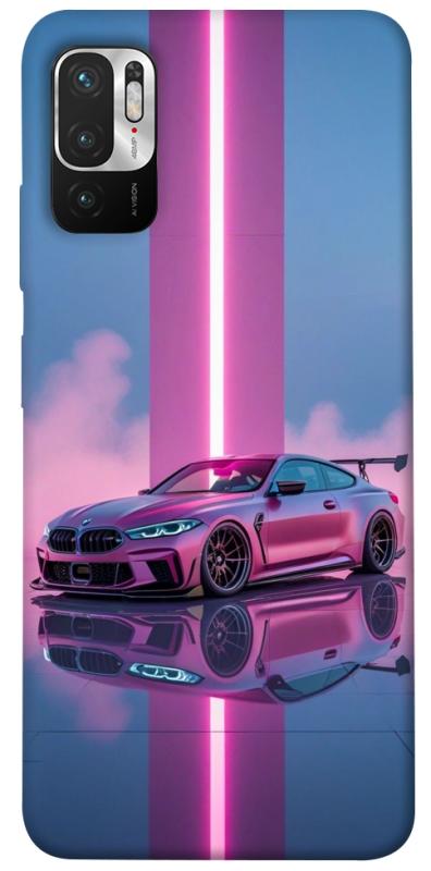 Чехол itsPrint Pink neon car для Xiaomi Redmi Note 10 5G, авто, купить оптом с доставкой