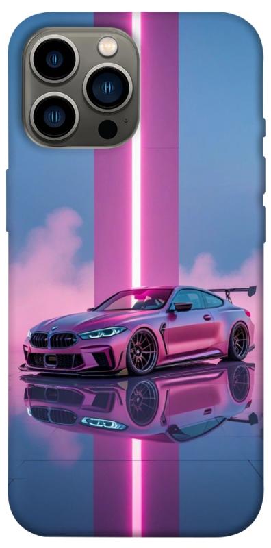 Чехол itsPrint Pink neon car для Apple iPhone 13 Pro Max (6.7"), авто, купить оптом с доставкой