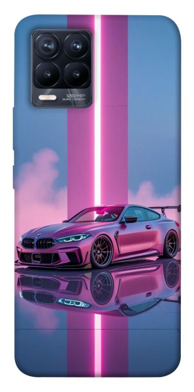 Чехол itsPrint Pink neon car для Realme 8, авто, купить оптом с доставкой
