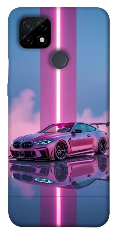 Чохол itsPrint Pink neon car для Realme C21, авто, купити оптом з доставкою