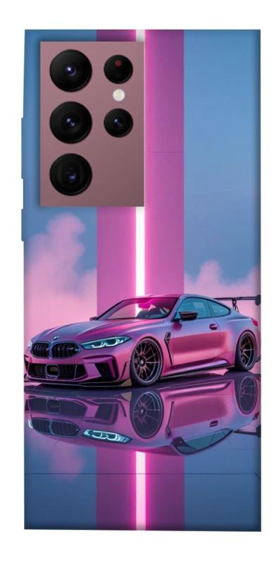 Чехол itsPrint Pink neon car для Samsung Galaxy S22 Ultra, авто, купить оптом с доставкой
