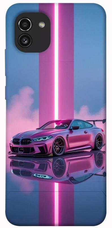 Чехол itsPrint Pink neon car для Samsung Galaxy A03, авто, купить оптом с доставкой