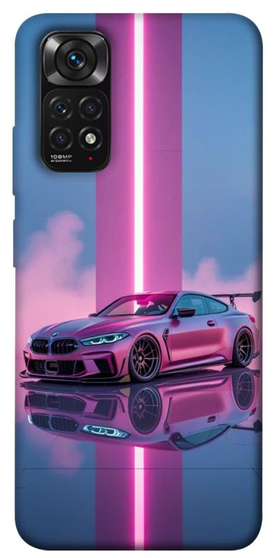 Чехол itsPrint Pink neon car для Xiaomi Redmi Note 11 (Global) / Note 11S, авто, купить оптом с доставкой