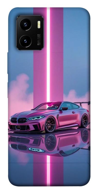 Чехол itsPrint Pink neon car для Vivo Y15s, авто, купить оптом с доставкой