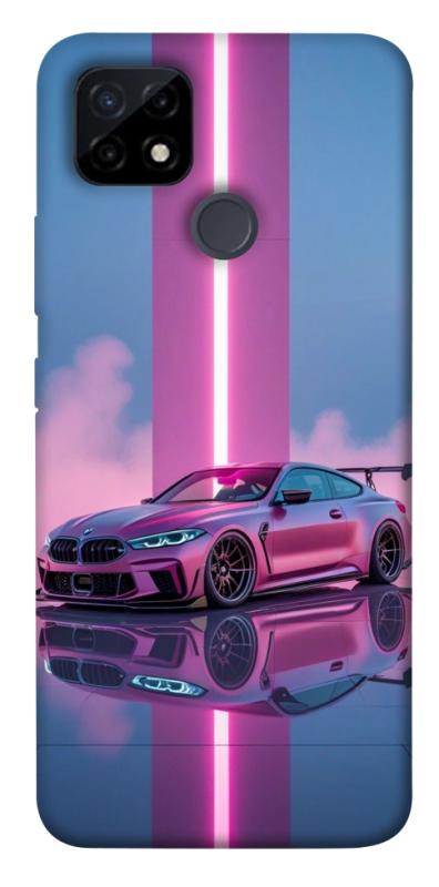 Чехол itsPrint Pink neon car для Realme C12, авто, купить оптом с доставкой