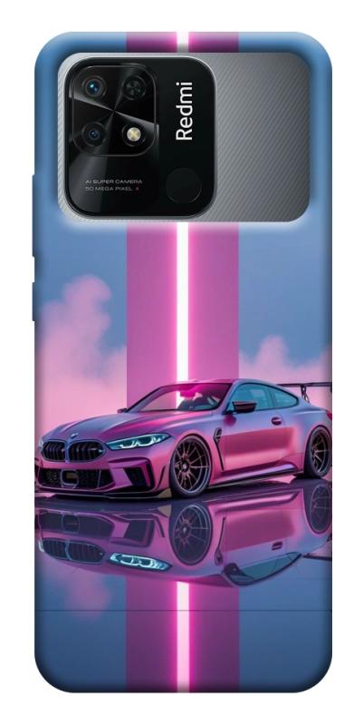 Чехол itsPrint Pink neon car для Xiaomi Redmi 10C, авто, купить оптом с доставкой