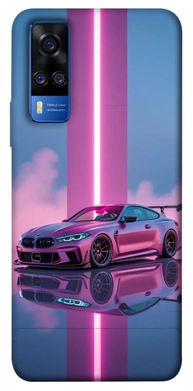 Чехол itsPrint Pink neon car для Vivo Y51a, авто, купить оптом с доставкой