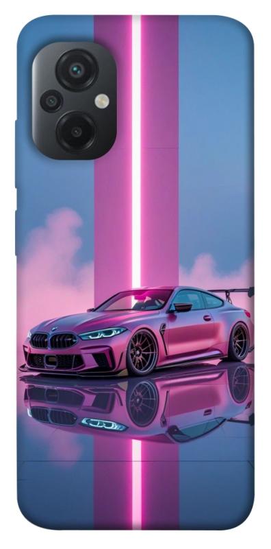 Чохол itsPrint Pink neon car для Xiaomi Poco M5, авто, купити оптом з доставкою