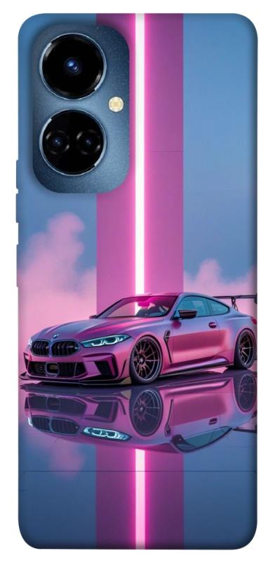 Чехол itsPrint Pink neon car для TECNO Camon 19 (CI6n) / 19 Pro (CI8n), авто, купить оптом с доставкой