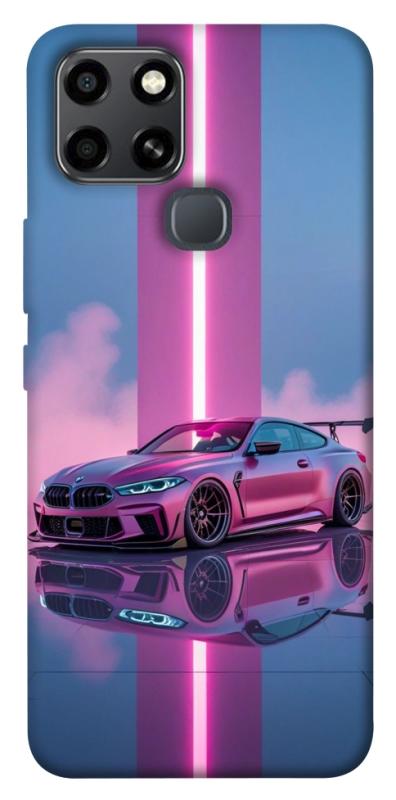 Чохол itsPrint Pink neon car для Infinix Smart 6, авто, купити оптом з доставкою