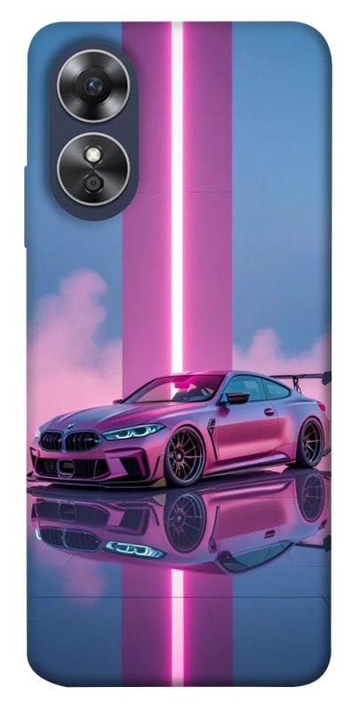 Чехол itsPrint Pink neon car для Oppo A17, авто, купить оптом с доставкой