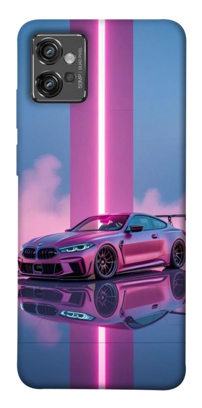 Чехол itsPrint Pink neon car для Motorola Moto G32, авто, купить оптом с доставкой