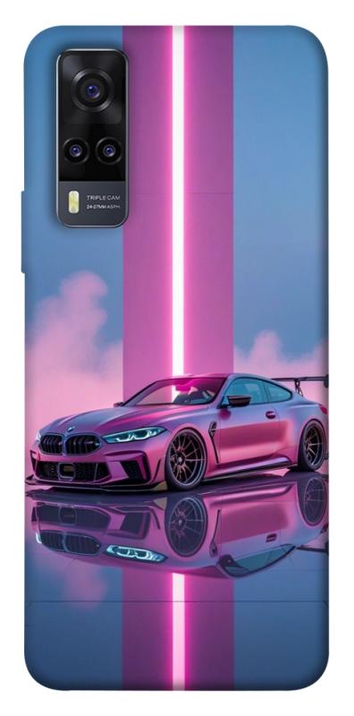 Чехол itsPrint Pink neon car для Vivo Y31, авто, купить оптом с доставкой