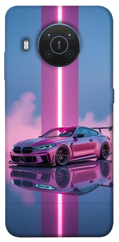 Чехол itsPrint Pink neon car для Nokia X10 / X20, авто, купить оптом с доставкой