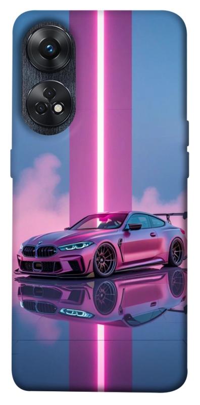 Чехол itsPrint Pink neon car для Oppo Reno 8 T 4G, авто, купить оптом с доставкой