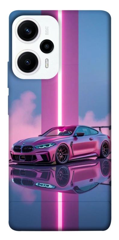 Чехол itsPrint Pink neon car для Xiaomi Poco F5 / Note 12 Turbo, авто, купить оптом с доставкой