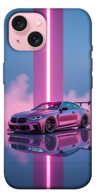 Чехол itsPrint Pink neon car для Apple iPhone 15 (6.1"), авто, купить оптом с доставкой