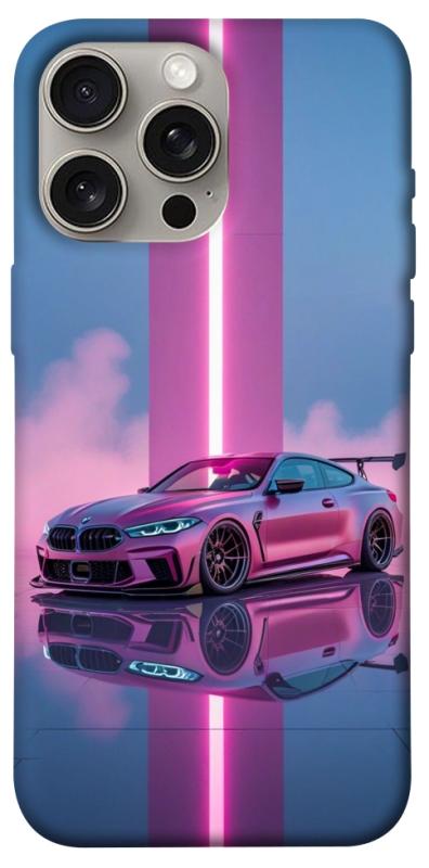 Чехол itsPrint Pink neon car для Apple iPhone 15 Pro Max (6.7"), авто, купить оптом с доставкой
