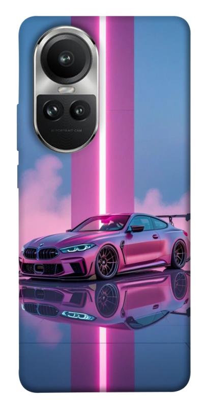 Чехол itsPrint Pink neon car для Oppo Reno 10, авто, купить оптом с доставкой
